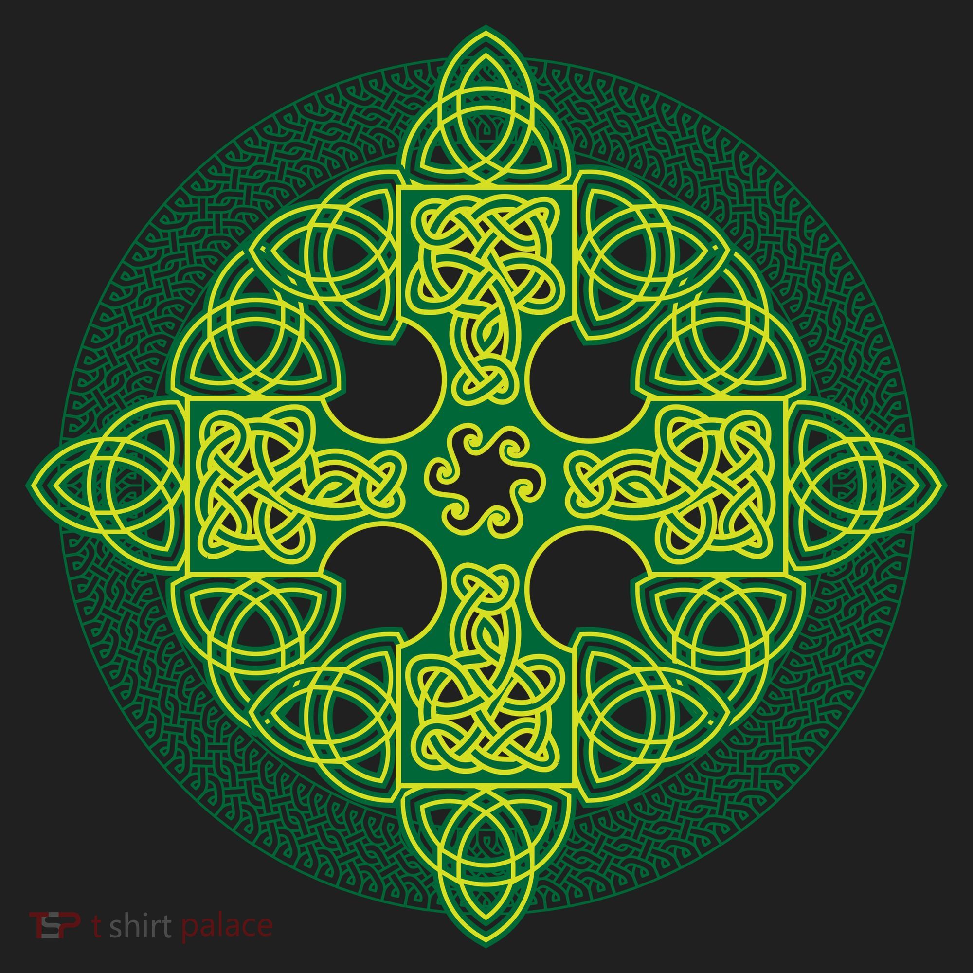 Celtic Knot Cross St. Patrick's Day Beanie
