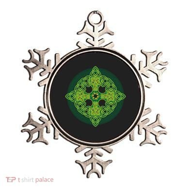 Celtic Knot Cross St. Patrick's Day Ornament