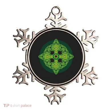 Celtic Knot Cross St. Patrick's Day Ornament