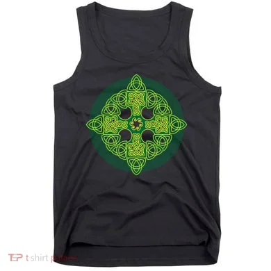 Celtic Knot Cross St. Patrick's Day Tank Top