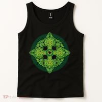 Celtic Knot Cross St. Patrick's Day Tank Top thumb 2