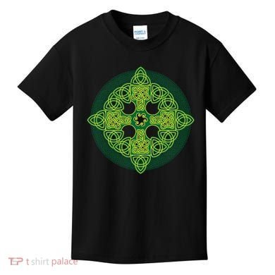 Celtic Knot Cross St. Patrick's Day Kids T-Shirt