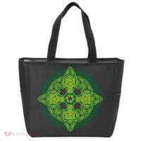 Celtic Knot Cross St. Patrick's Day Tote Bag thumb 0