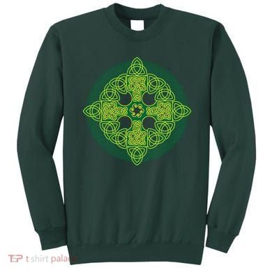 Celtic Knot Cross St. Patrick's Day Sweatshirt