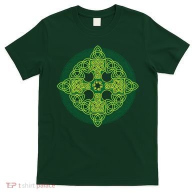 Celtic Knot Cross St. Patrick's Day T-Shirt