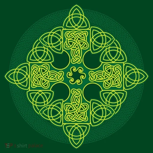 Celtic Knot Cross St. Patrick's Day T-Shirt