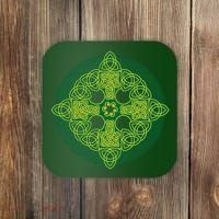 Celtic Knot Cross St. Patrick's Day Coaster thumb 0