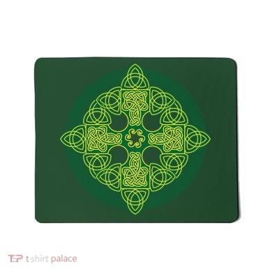 Celtic Knot Cross St. Patrick's Day Mousepad