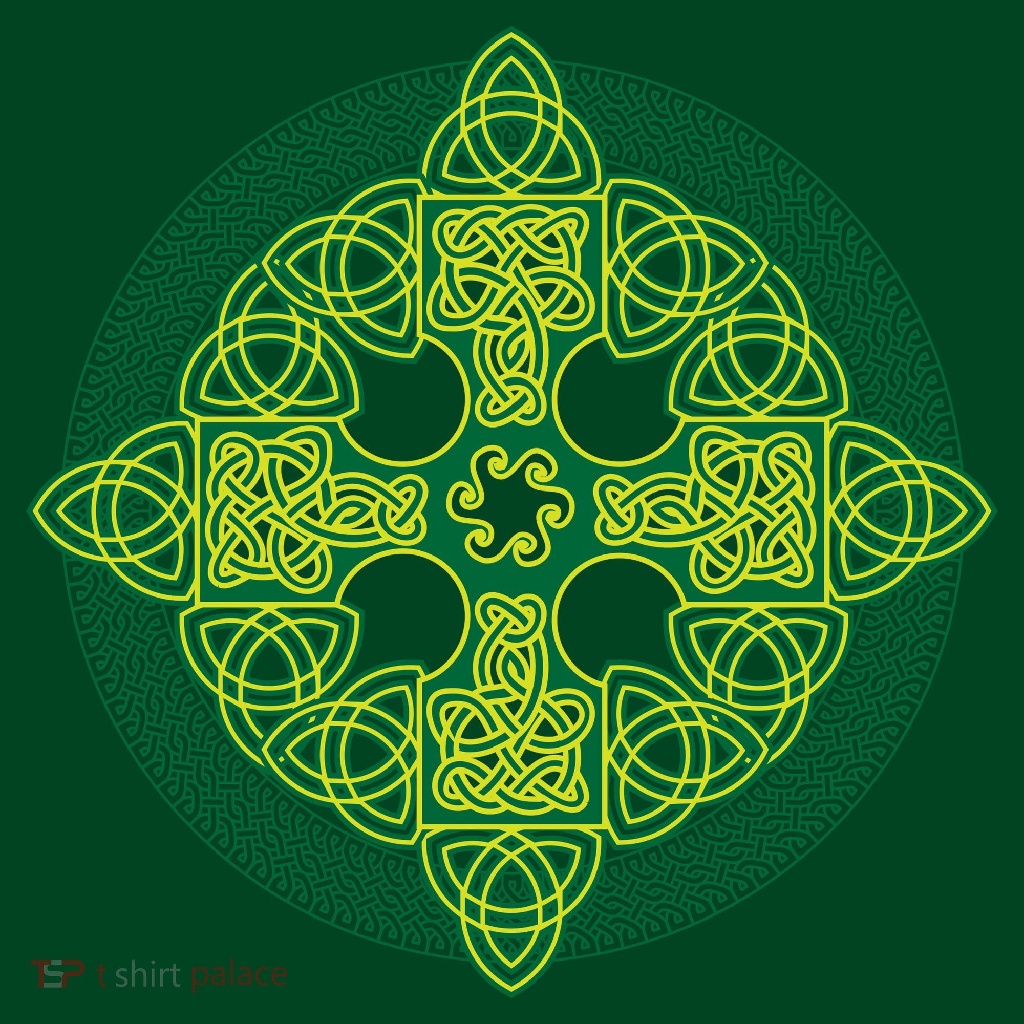 Celtic Knot Cross St. Patrick's Day Mousepad