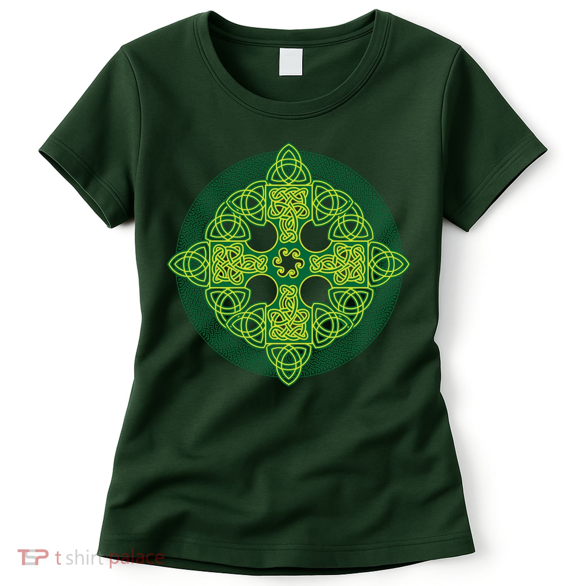 Celtic Knot Cross St. Patrick's Day Women's T-Shirt