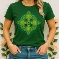 Celtic Knot Cross St. Patrick's Day Women's T-Shirt thumb 2