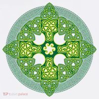 Celtic Knot Cross St. Patrick's Day Garment-Dyed Sweatshirt thumb 2