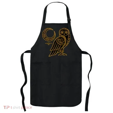 Celtic Knot Moon Owl Apron