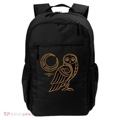 Celtic Knot Moon Owl Backpack