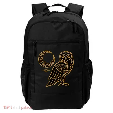 Celtic Knot Moon Owl Backpack