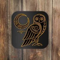Celtic Knot Moon Owl Coaster thumb 0
