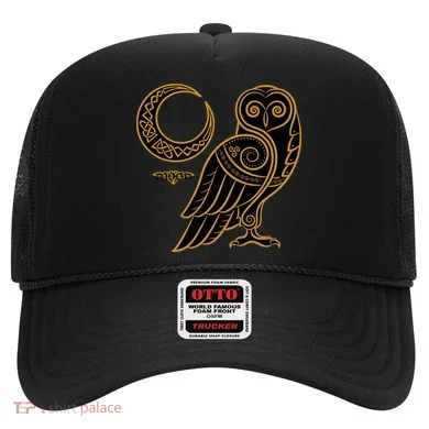 Celtic Knot Moon Owl Hat