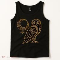 Celtic Knot Moon Owl Tank Top thumb 2