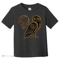 Celtic Knot Moon Owl Toddler T-Shirt thumb 0
