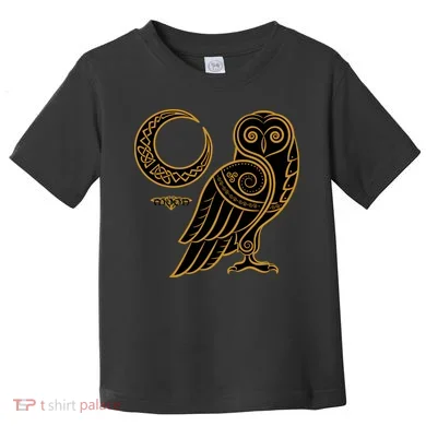 Celtic Knot Moon Owl Toddler T-Shirt