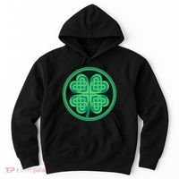 Celtic Pattern Shamrock Clover St Patrick's Day Hoodie thumb 0