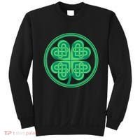 Celtic Pattern Shamrock Clover St Patrick's Day Sweatshirt thumb 0
