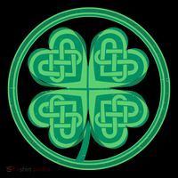 Celtic Pattern Shamrock Clover St Patrick's Day Sweatshirt thumb 3
