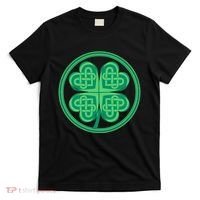 Celtic Pattern Shamrock Clover St Patrick's Day T-Shirt thumb 0
