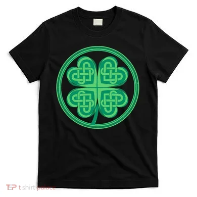 Celtic Pattern Shamrock Clover St Patrick's Day T-Shirt