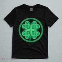 Celtic Pattern Shamrock Clover St Patrick's Day T-Shirt thumb 5