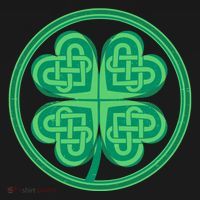 Celtic Pattern Shamrock Clover St Patrick's Day Polo thumb 3