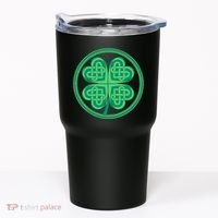 Celtic Pattern Shamrock Clover St Patrick's Day Tumbler thumb 0