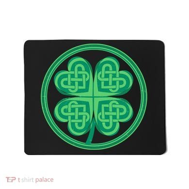 Celtic Pattern Shamrock Clover St Patrick's Day Mousepad