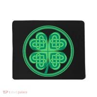 Celtic Pattern Shamrock Clover St Patrick's Day Mousepad thumb 0