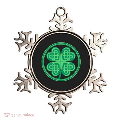Celtic Pattern Shamrock Clover St Patrick's Day Ornament