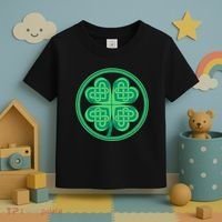Celtic Pattern Shamrock Clover St Patrick's Day Toddler T-Shirt thumb 3