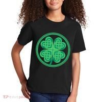 Celtic Pattern Shamrock Clover St Patrick's Day Kids T-Shirt thumb 2