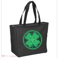 Celtic Pattern Shamrock Clover St Patrick's Day Tote Bag thumb 2