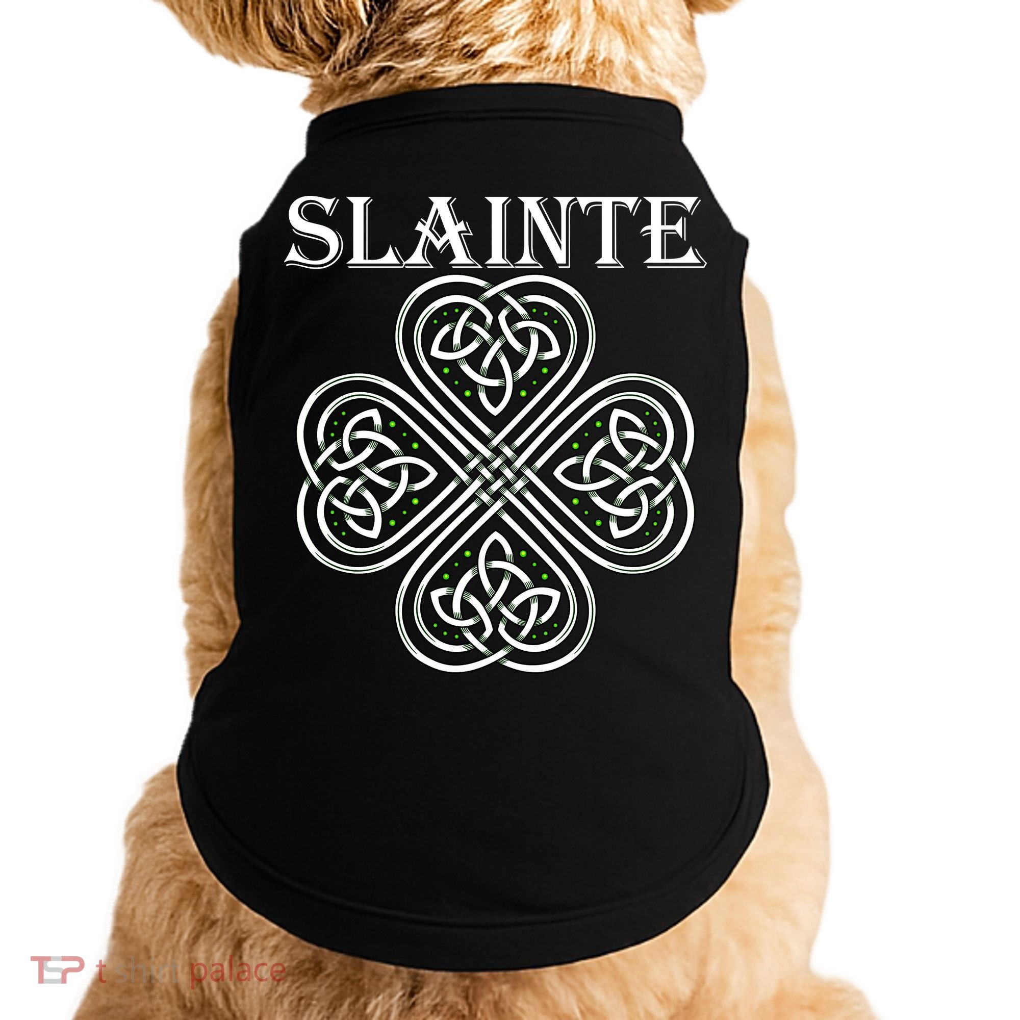 Celtic Slainte - Cheers Good Health From Ireland Doggie Tank