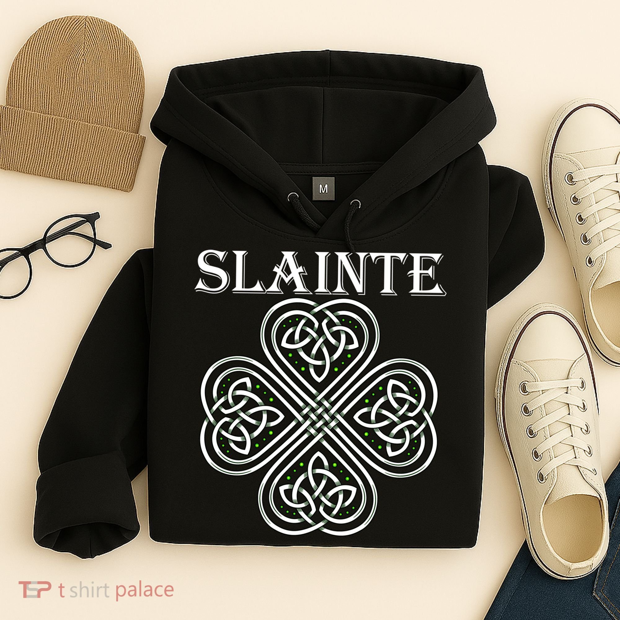 Celtic Slainte - Cheers Good Health From Ireland Hoodie