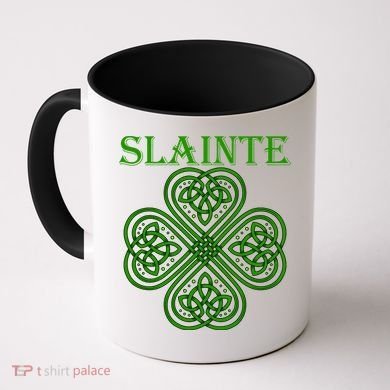 Celtic Slainte - Cheers Good Health From Ireland Coffee Mug