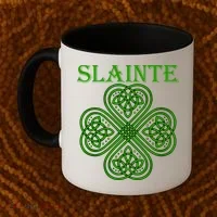 Celtic Slainte - Cheers Good Health From Ireland Coffee Mug thumb 2
