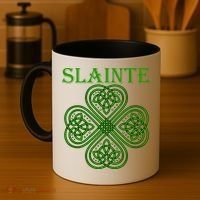 Celtic Slainte - Cheers Good Health From Ireland Coffee Mug thumb 4