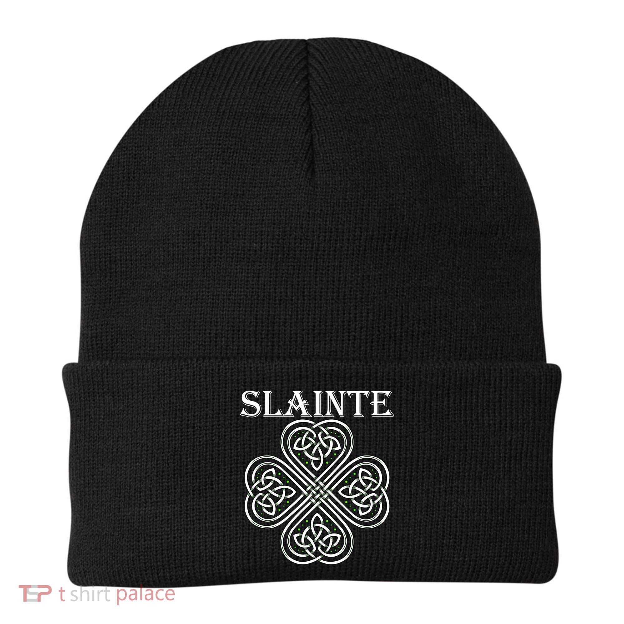 Celtic Slainte - Cheers Good Health From Ireland Beanie