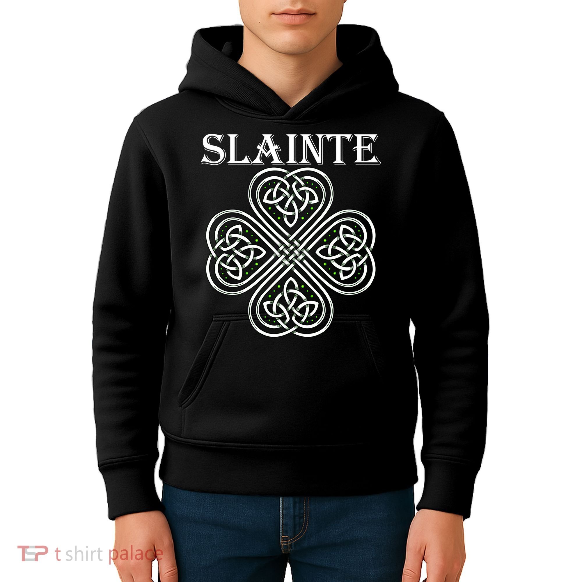 Celtic Slainte - Cheers Good Health From Ireland Kids Hoodie