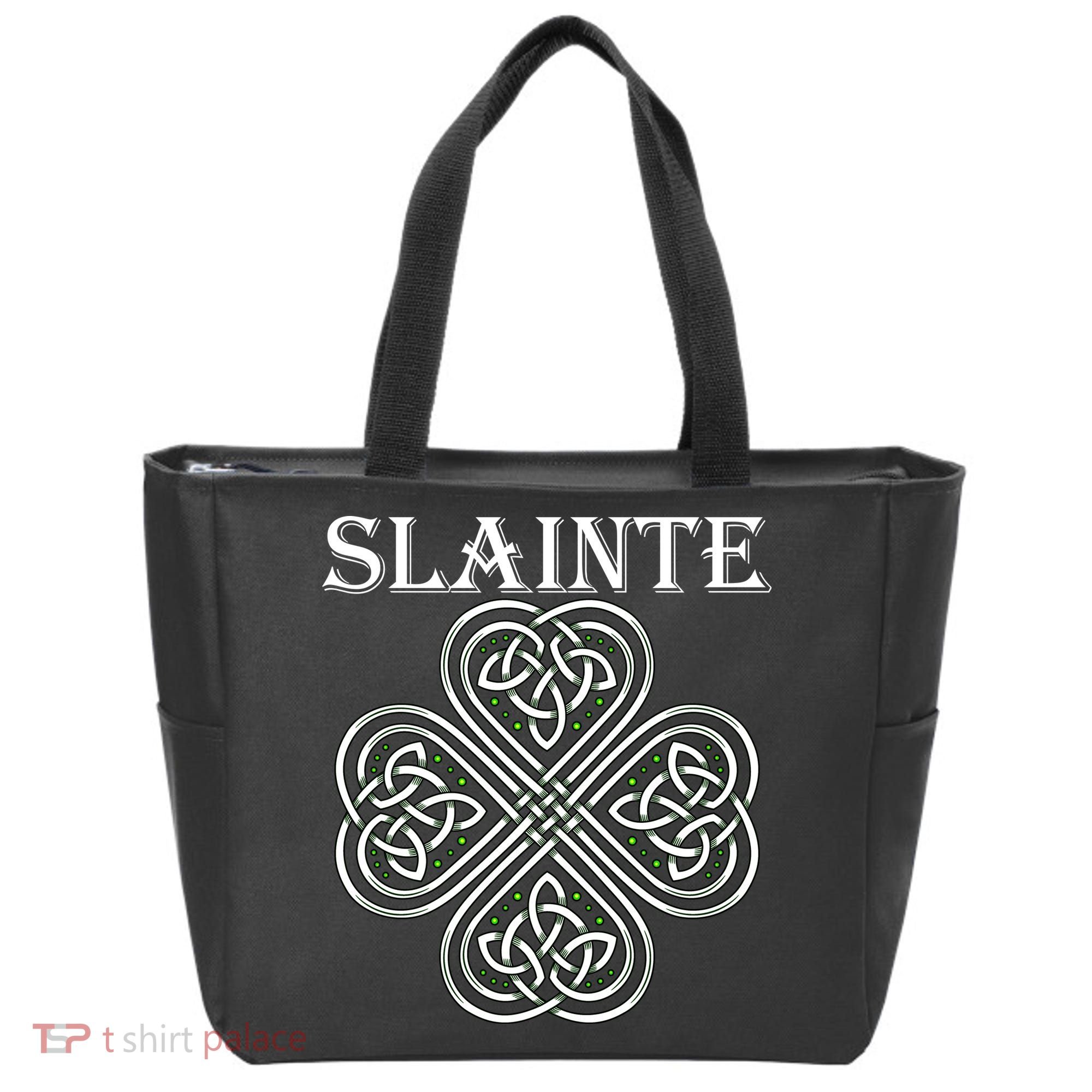 Celtic Slainte - Cheers Good Health From Ireland Tote Bag