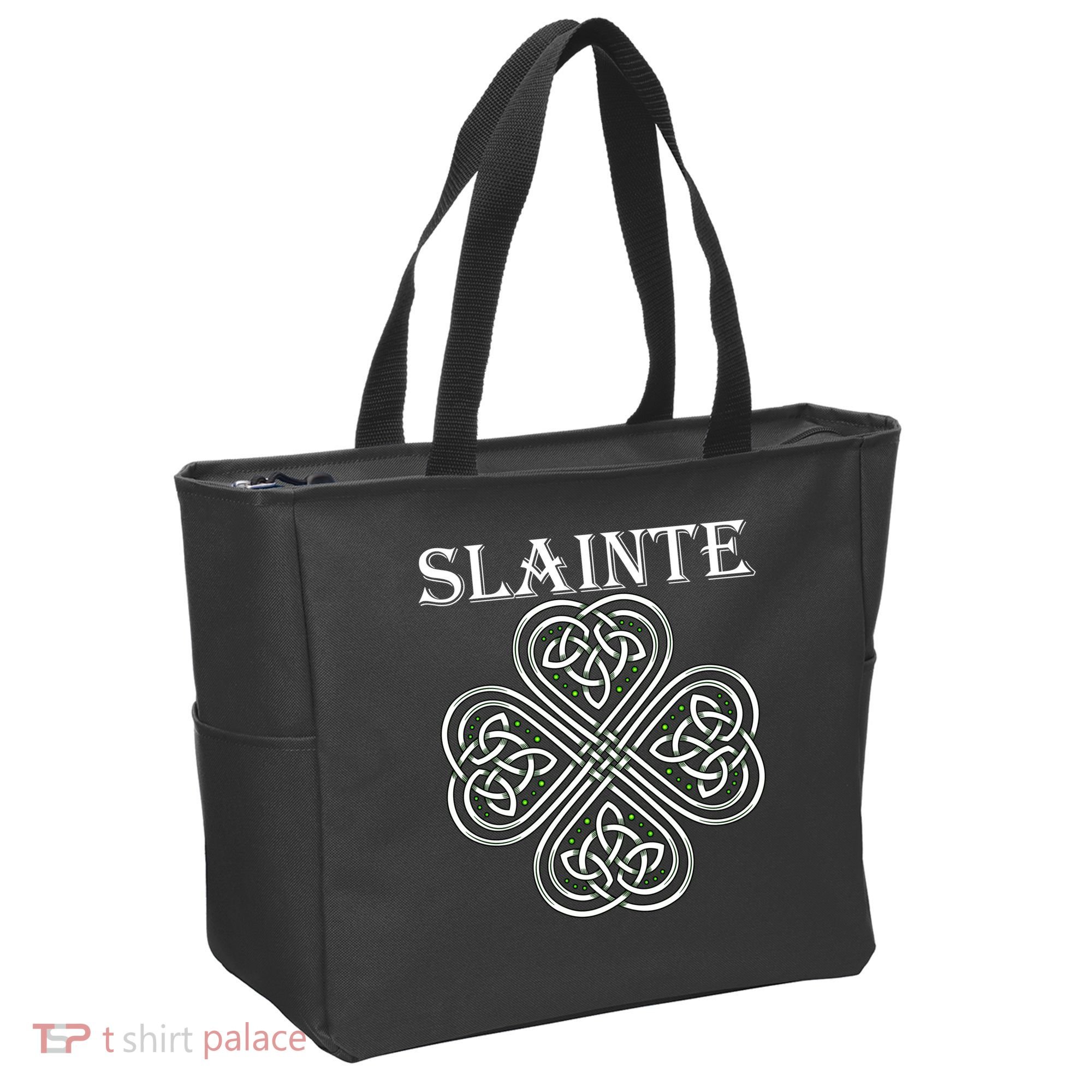 Celtic Slainte - Cheers Good Health From Ireland Tote Bag