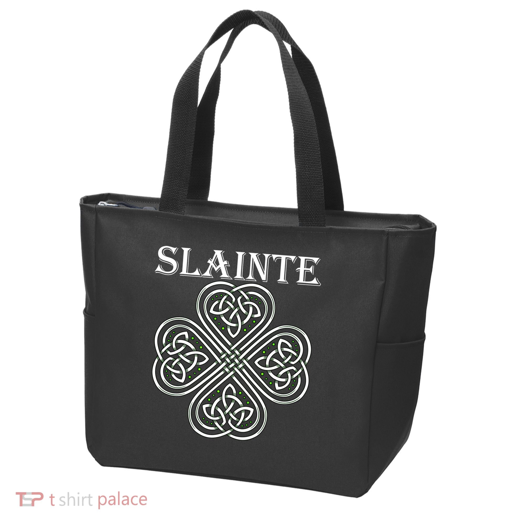 Celtic Slainte - Cheers Good Health From Ireland Tote Bag