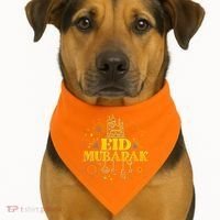 Celebrate EID MUBARAK USA-Made Doggie Bandana thumb 1