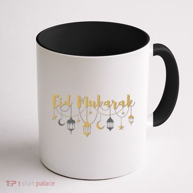 Celebrate Eid Mubarak Festival Coffee Mug back
